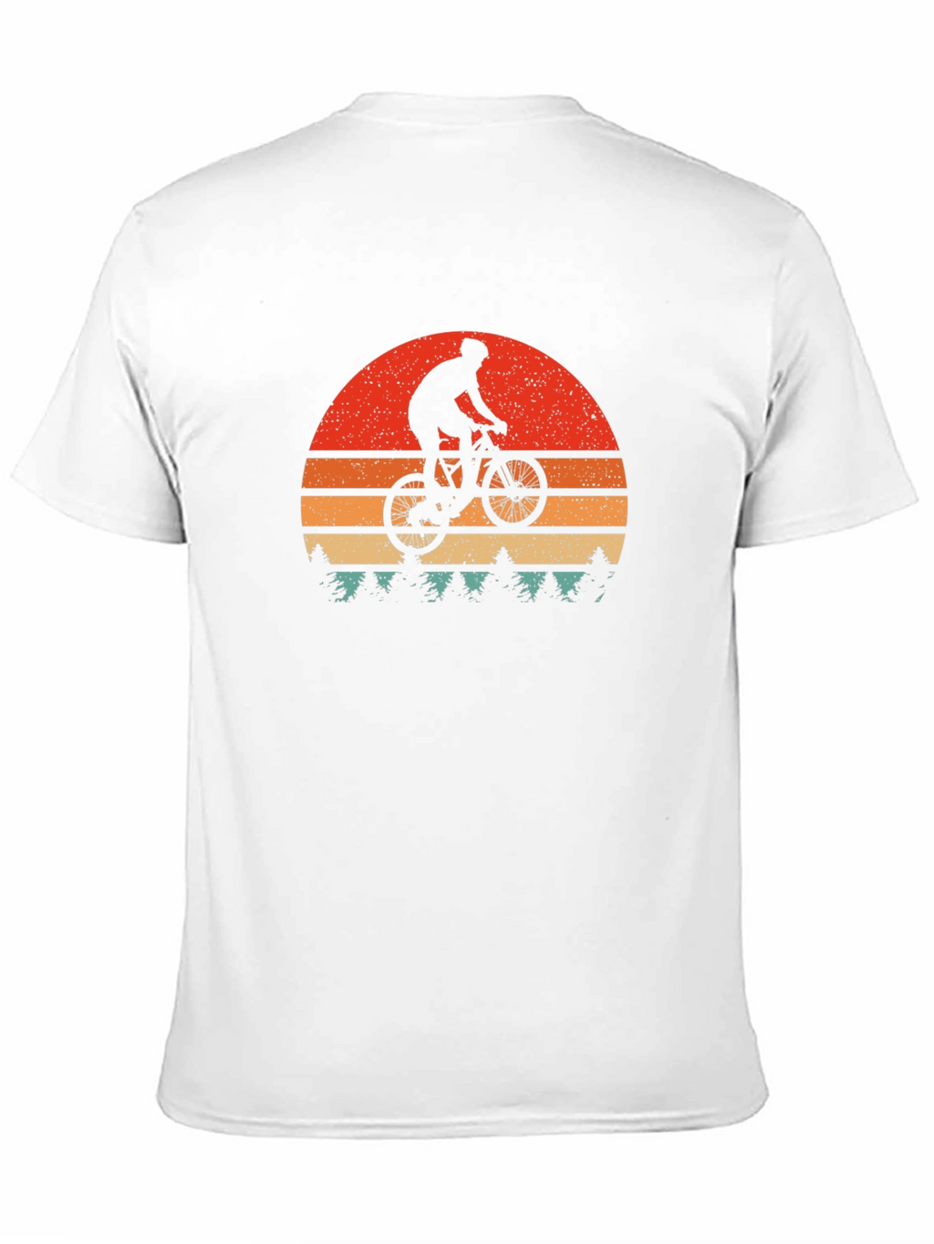 Mountain Bike Sunset Graphic Tee