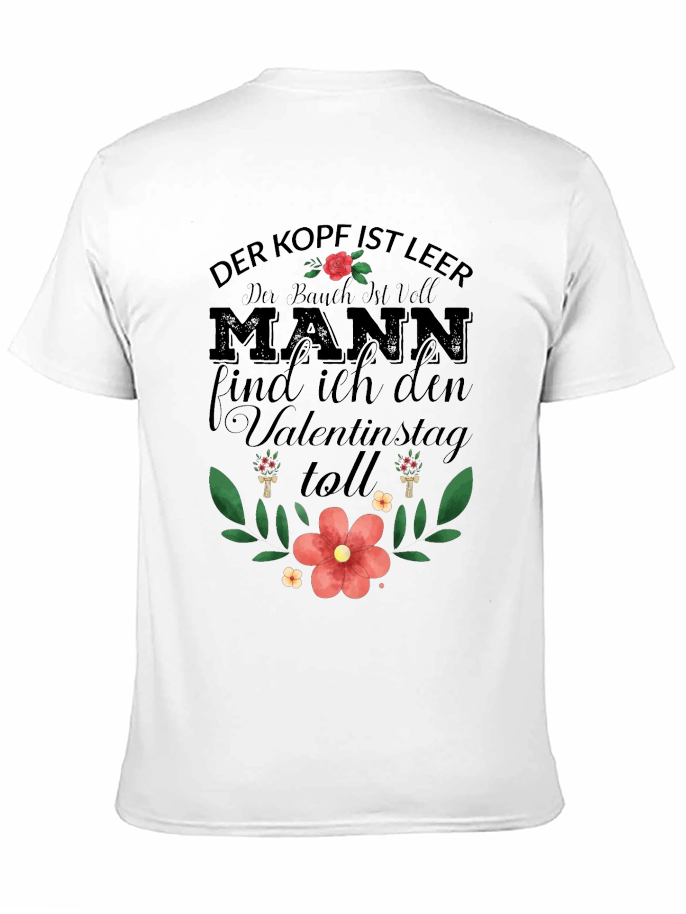 Mens Der Kopf Ist Leer Valentines T-Shirt