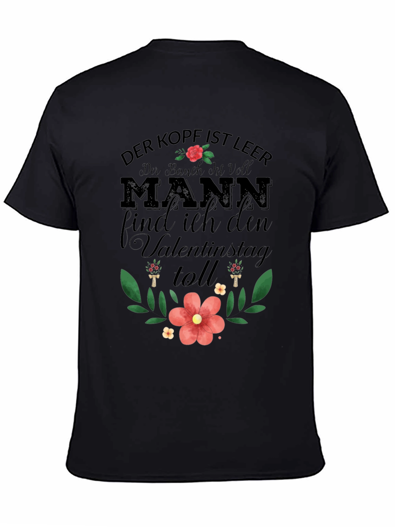 Mens Der Kopf Ist Leer Valentines T-Shirt