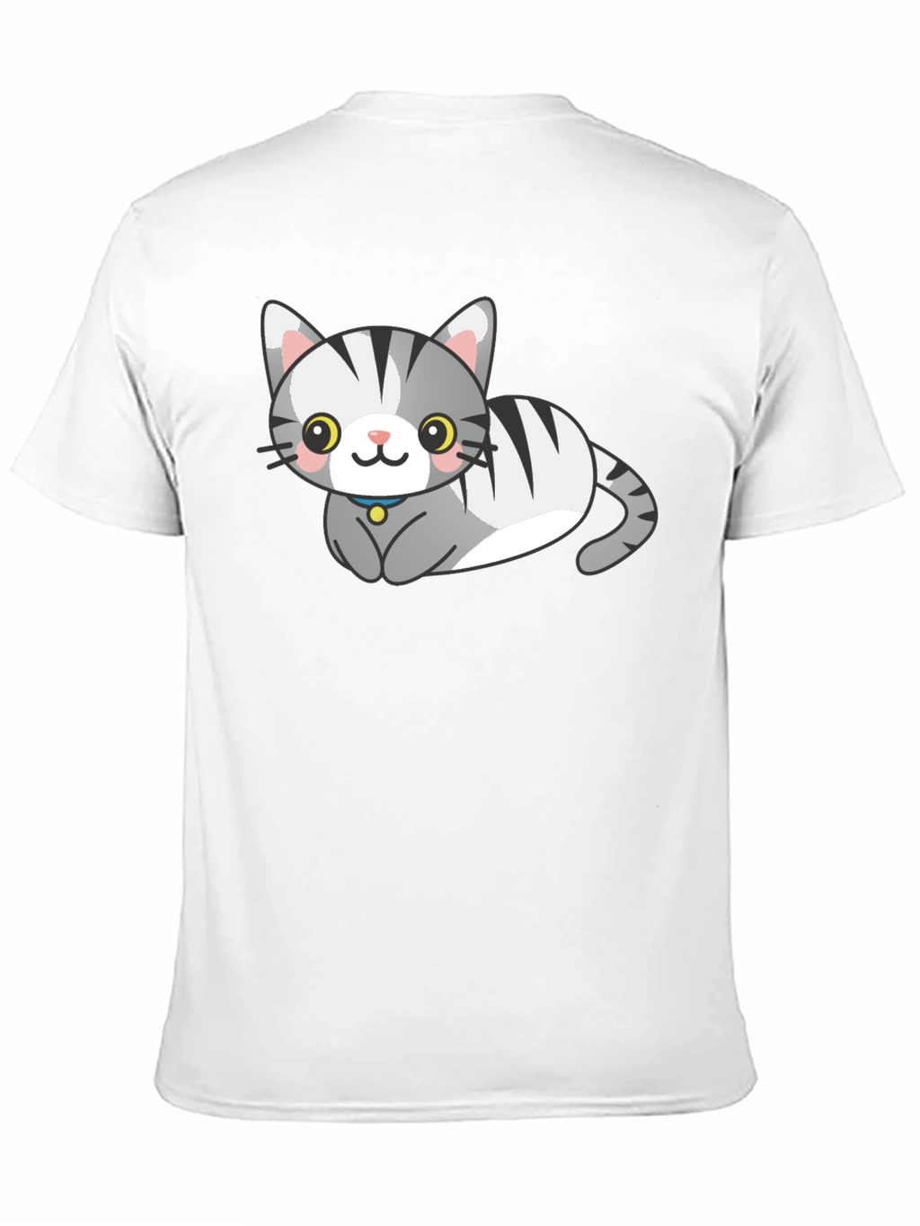 Cute Cartoon Cat Graphic Tee