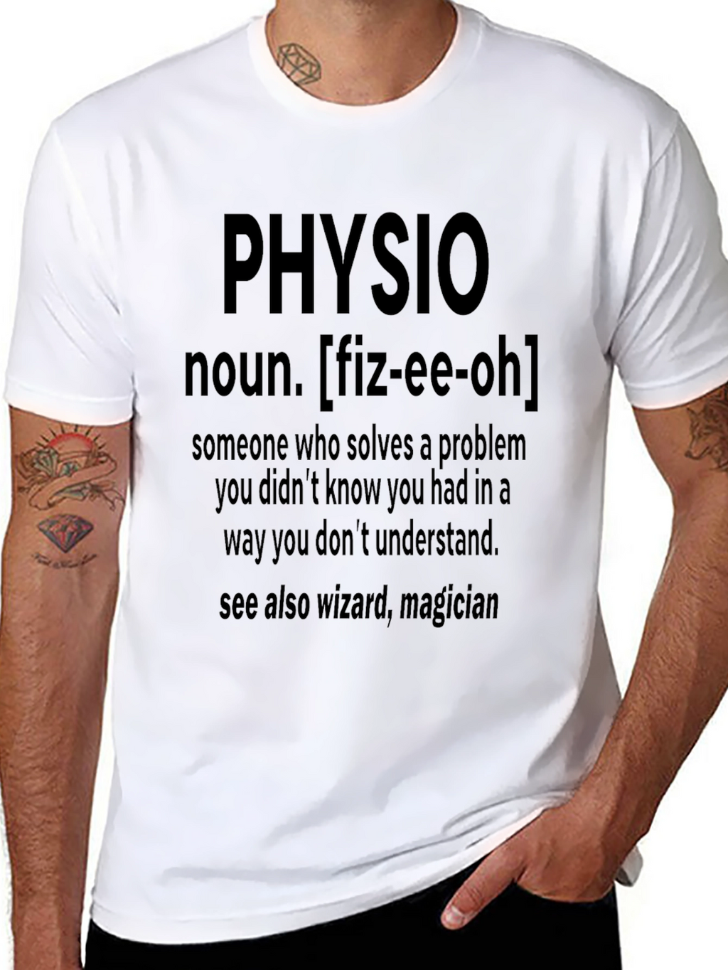 Physio Definition T-Shirt - Funny Physical Therapist Tee