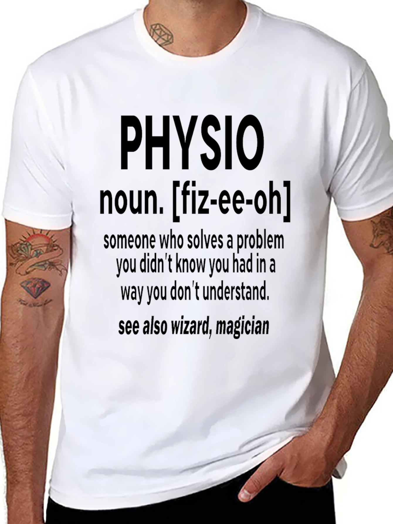Physio Definition T-Shirt - Funny Physical Therapist Tee