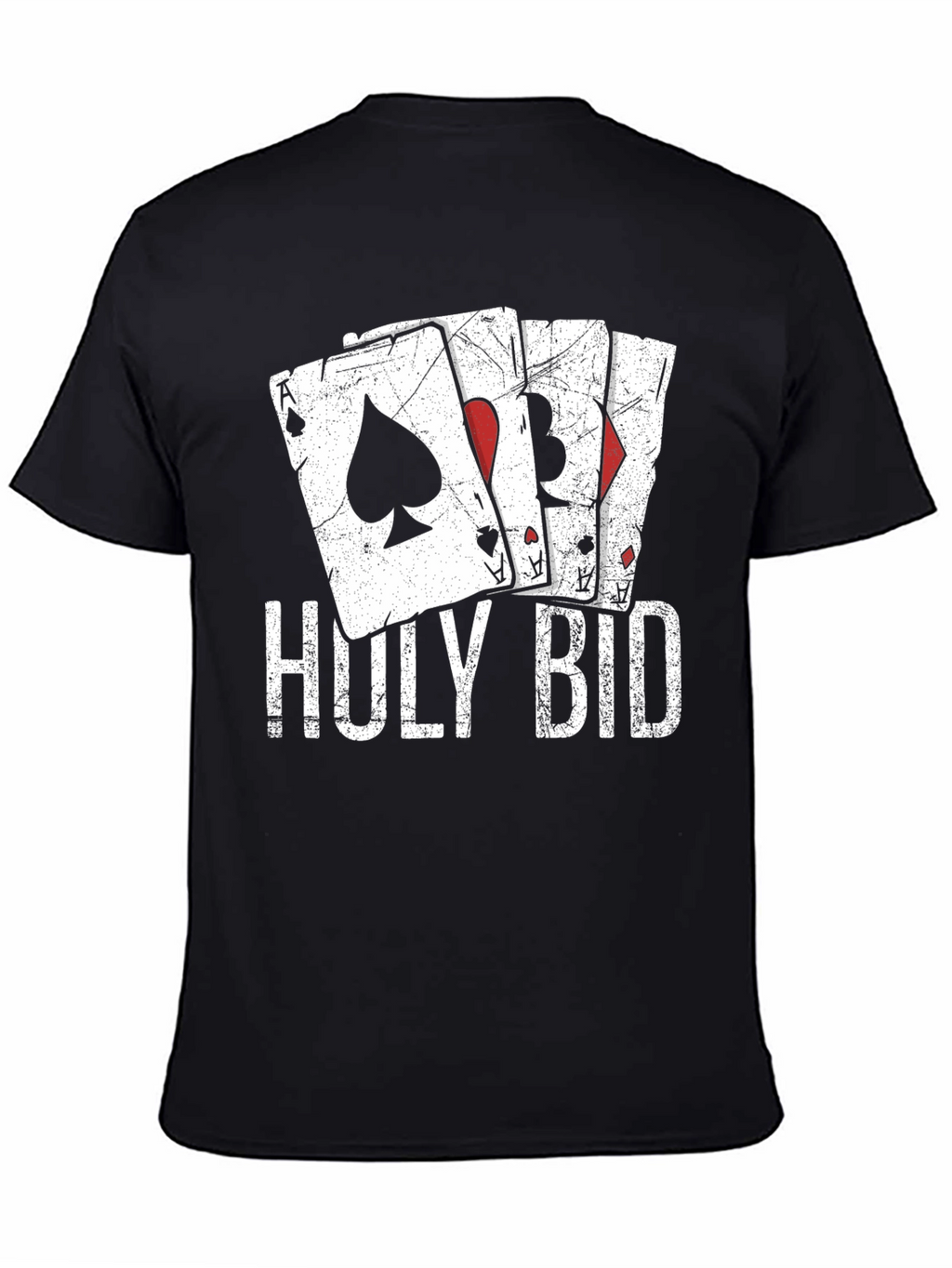 Holy Bid Card T-Shirt - Ace Design