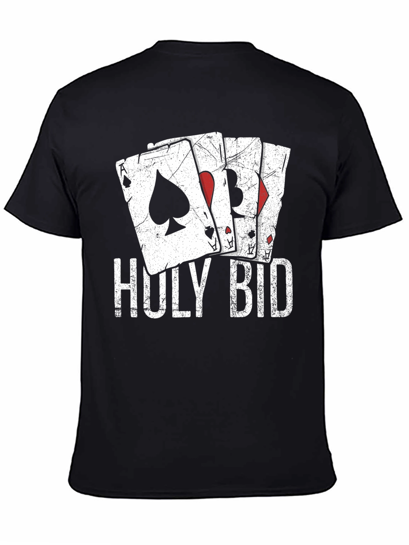 Holy Bid Card T-Shirt - Ace Design