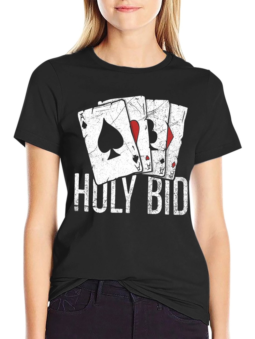 Holy Bid Card T-Shirt - Ace Design