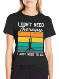 I Dont Need Therapy Bungee Jumping T-Shirt
