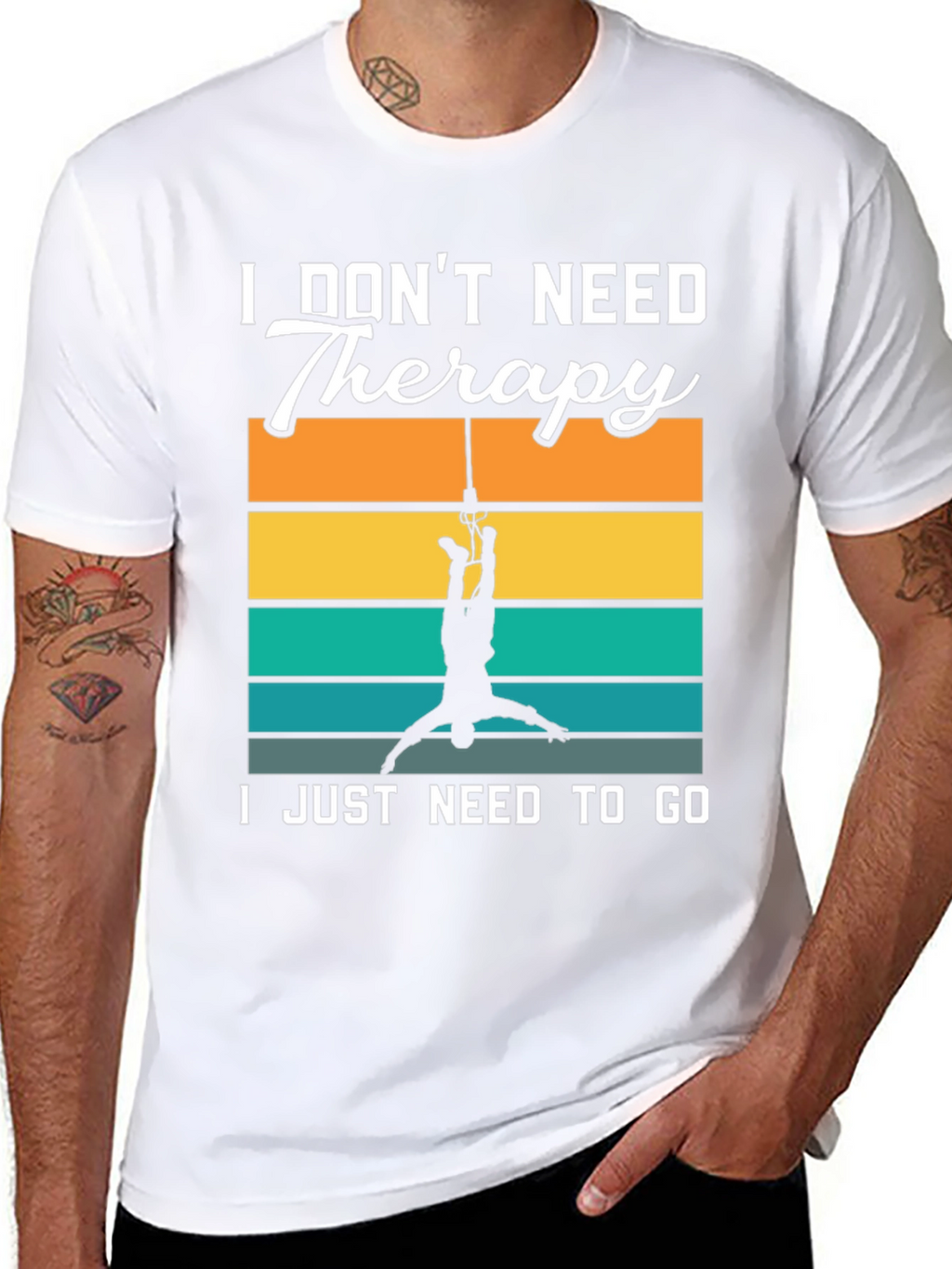 I Dont Need Therapy Bungee Jumping T-Shirt