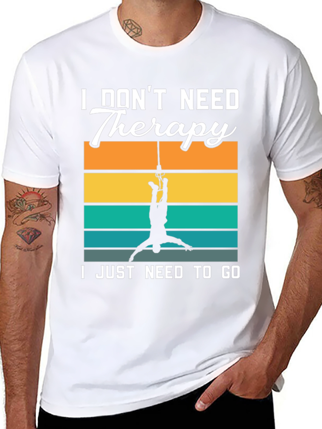 I Dont Need Therapy Bungee Jumping T-Shirt