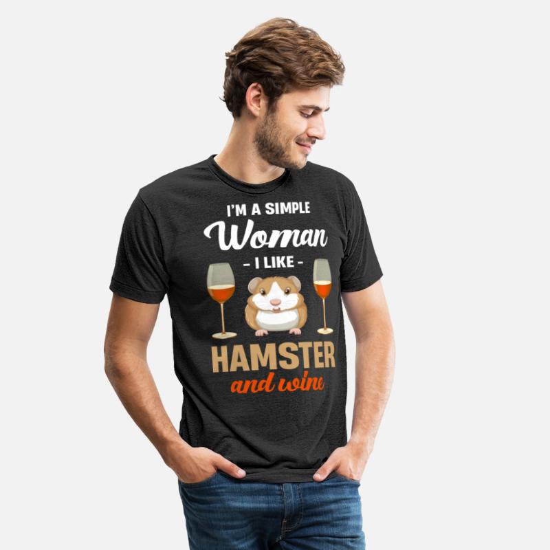 I'm A Simple Woman I Love Hamsters And Wine