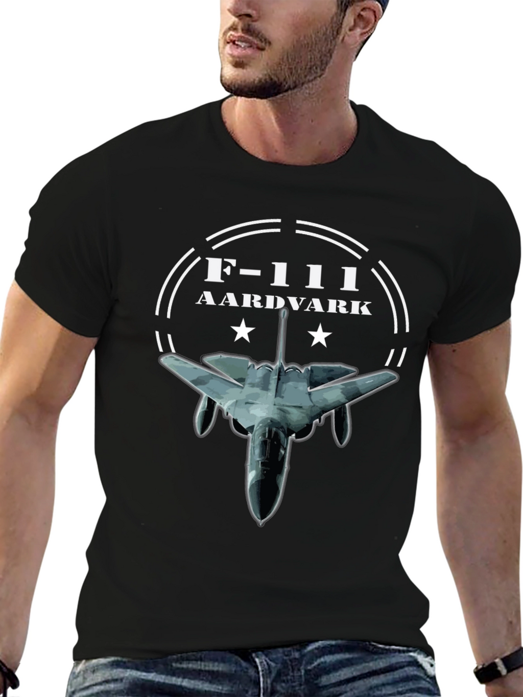 F-111 Aardvark Jet Black T-Shirt