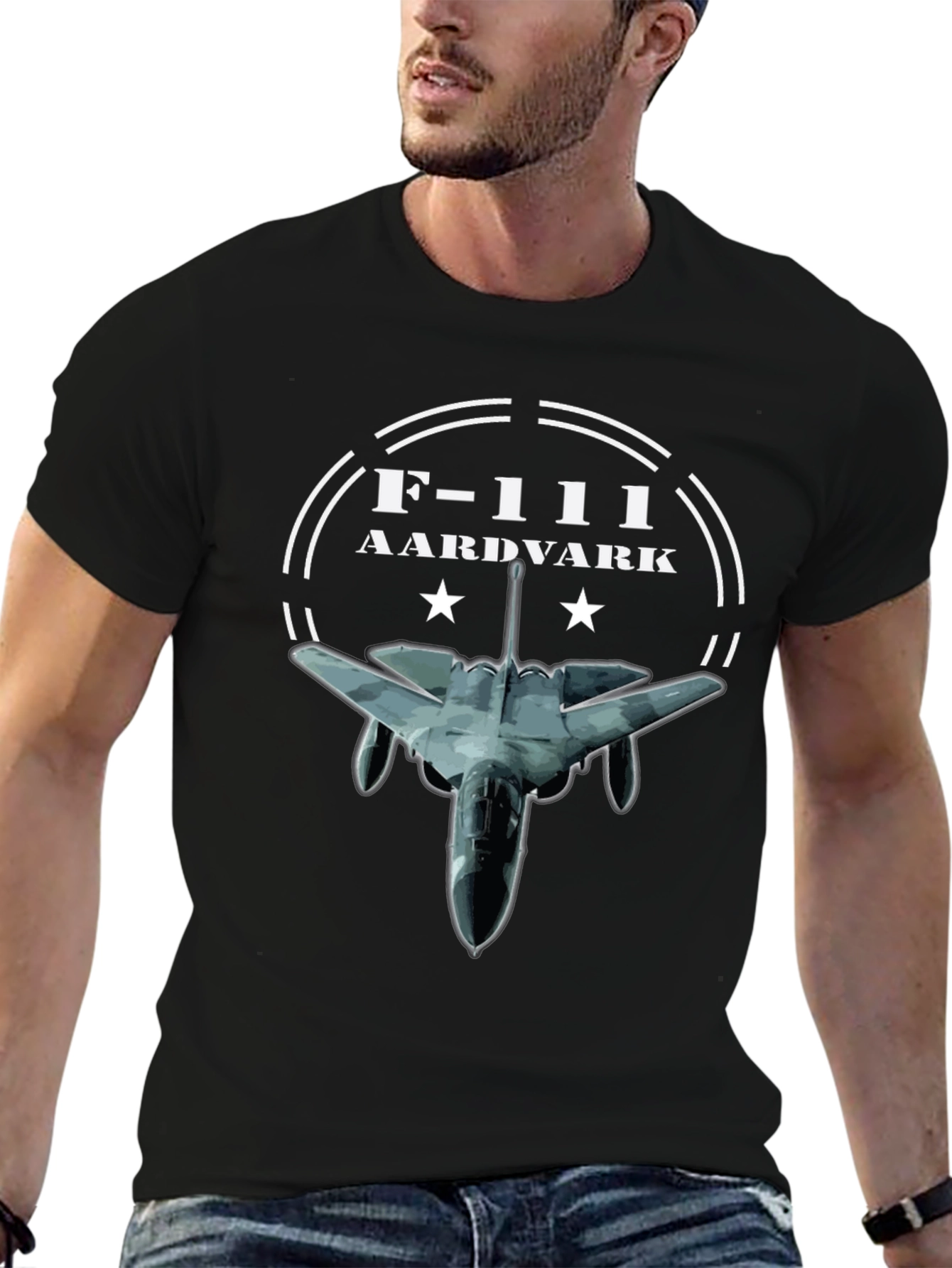 F-111 Aardvark Jet Black T-Shirt