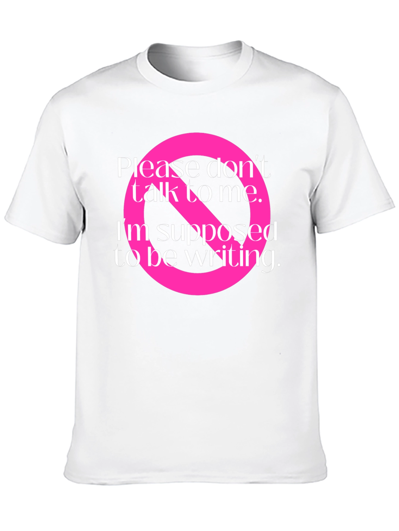 Writers Block T-Shirt: Do Not Disturb Graphic Tee