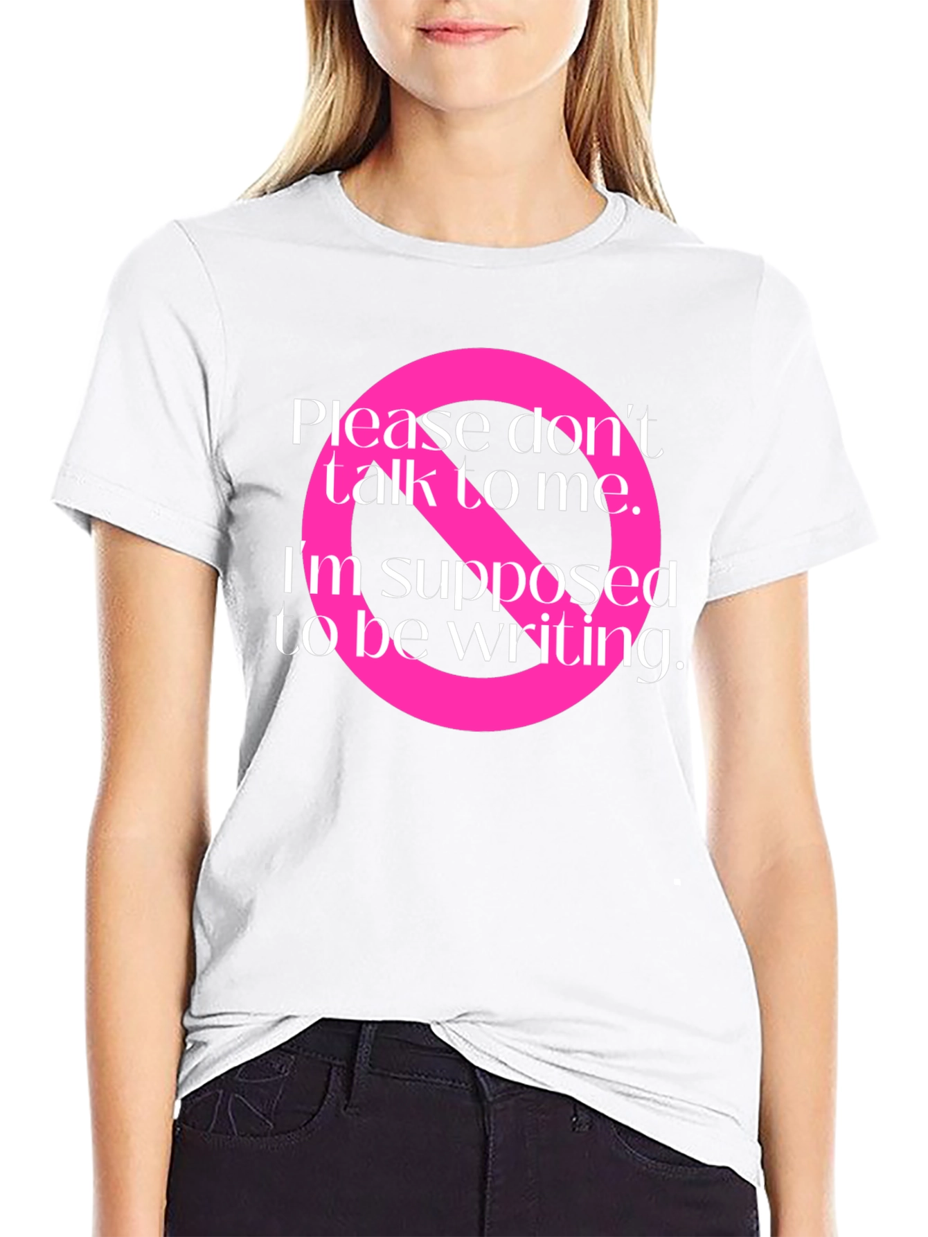 Writers Block T-Shirt: Do Not Disturb Graphic Tee