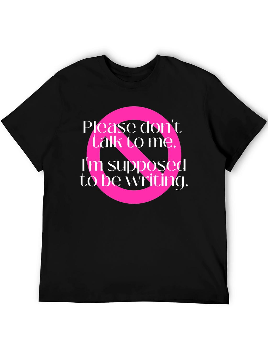 Writers Block T-Shirt: Do Not Disturb Graphic Tee