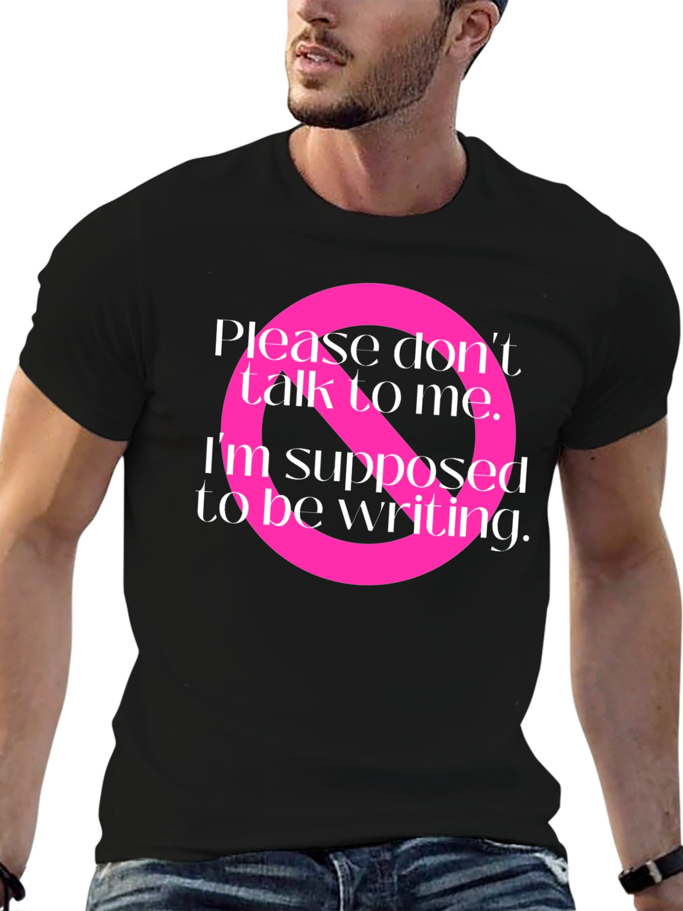 Writers Block T-Shirt: Do Not Disturb Graphic Tee