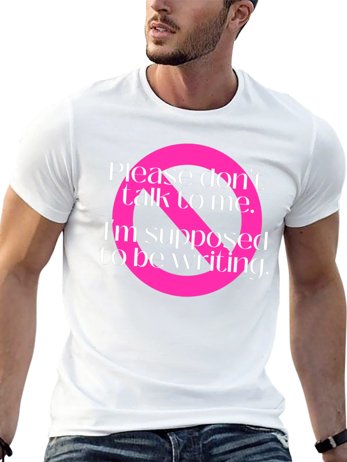 Writers Block T-Shirt: Do Not Disturb Graphic Tee