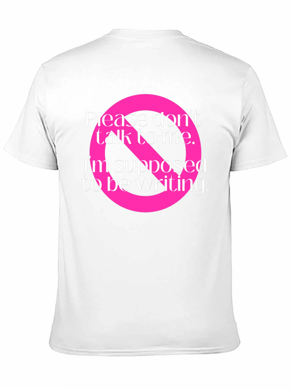 Writers Block T-Shirt: Do Not Disturb Graphic Tee