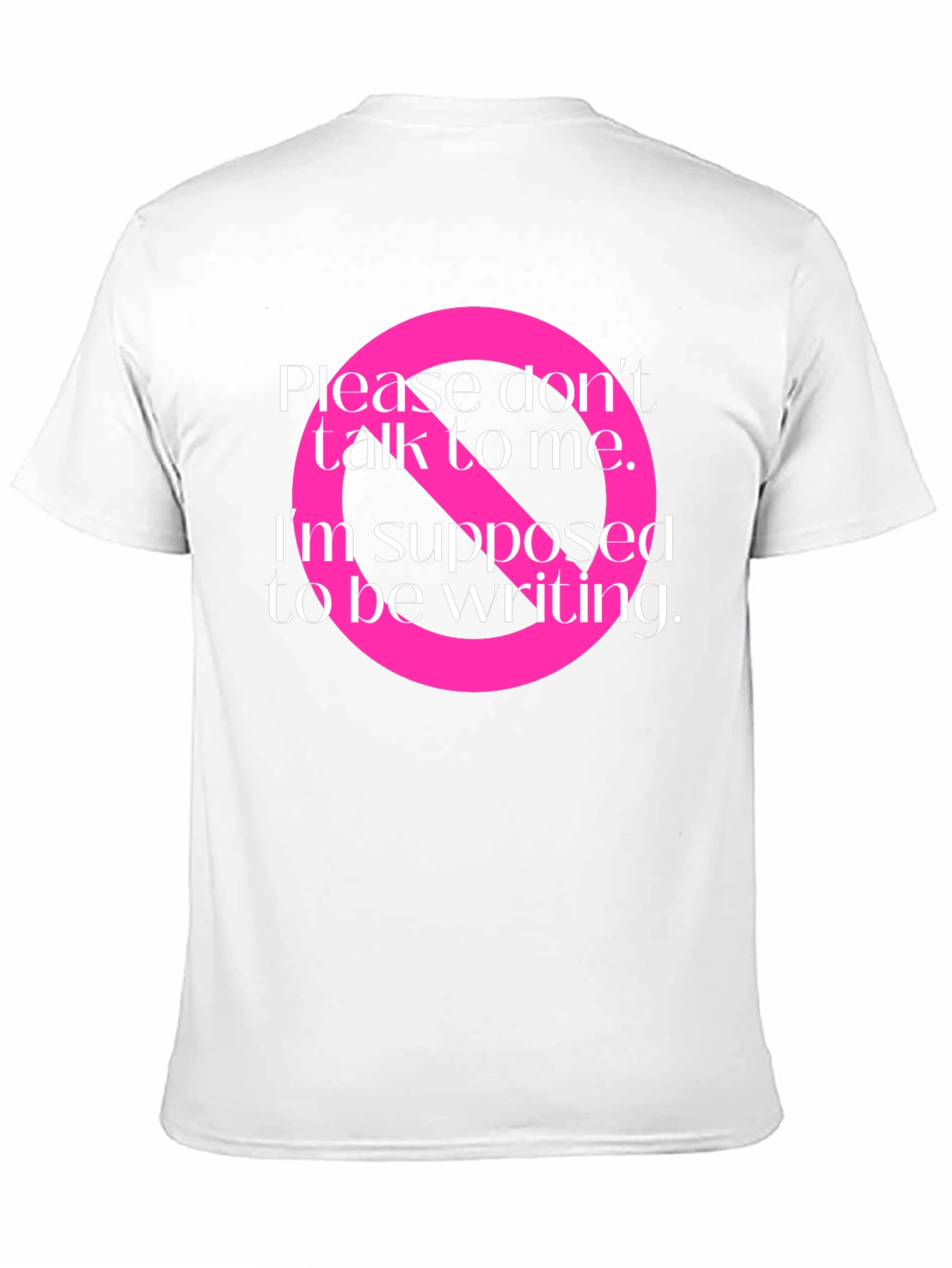 Writers Block T-Shirt: Do Not Disturb Graphic Tee
