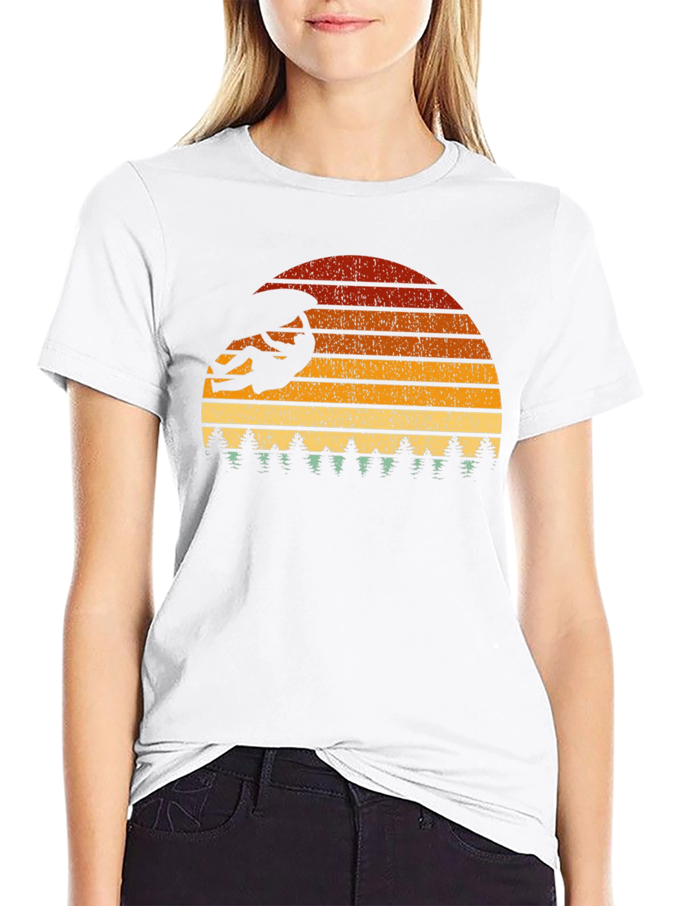 Climbing Sunset Graphic Tee - Black