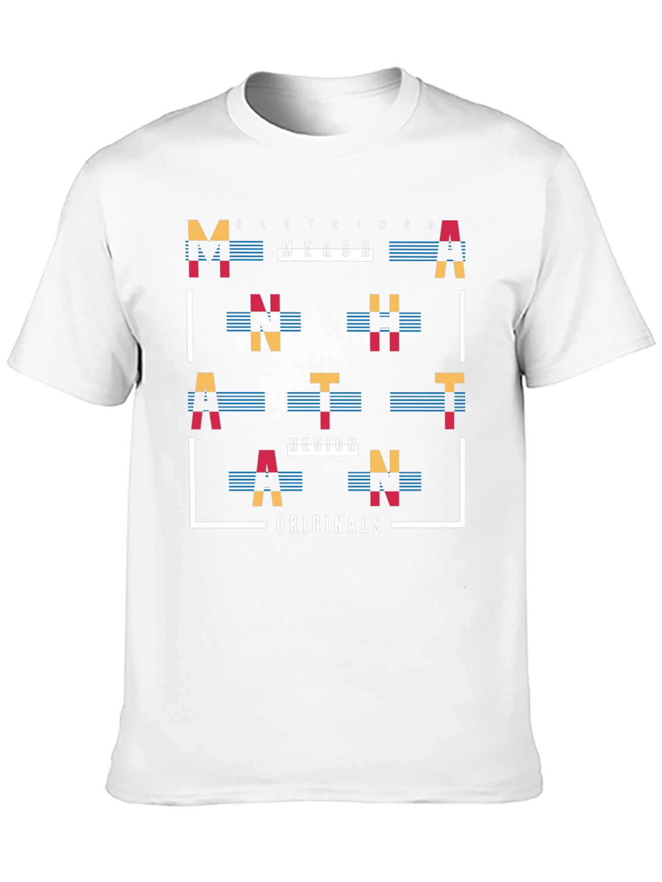 Abstract Graphic Print Mens Black T-Shirt