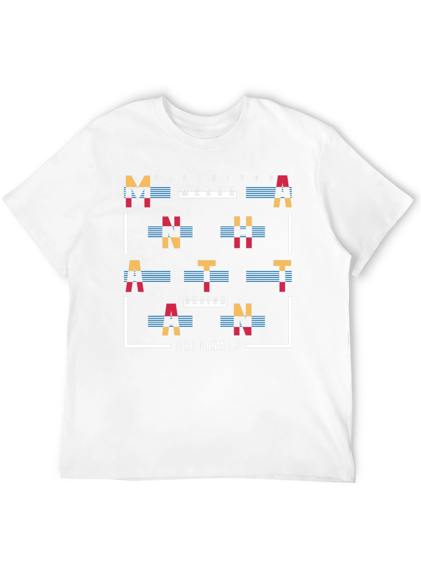 Abstract Graphic Print Mens Black T-Shirt