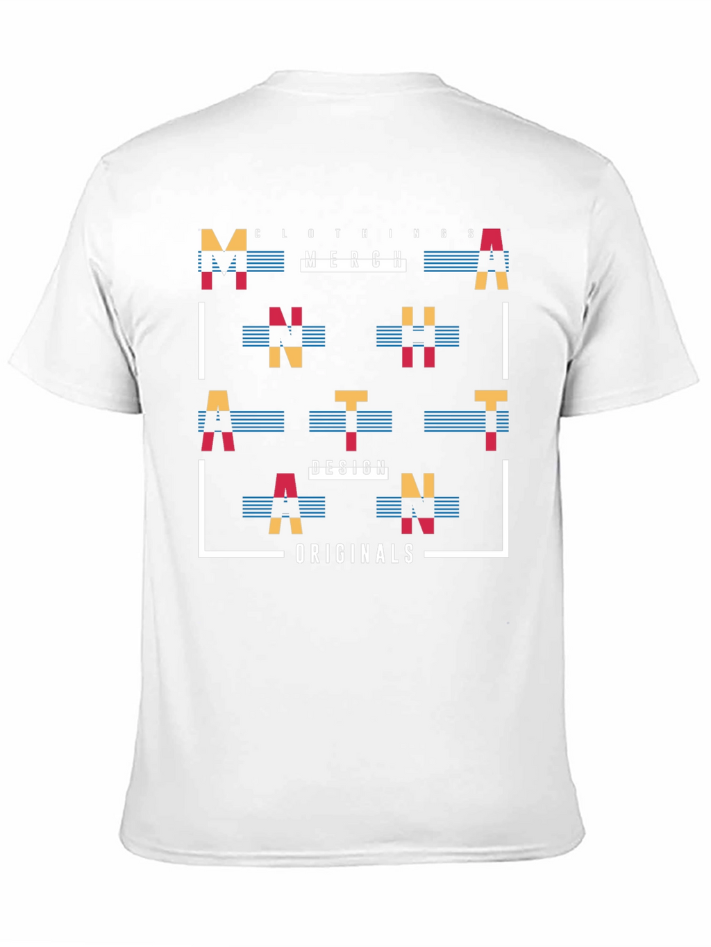 Abstract Graphic Print Mens Black T-Shirt