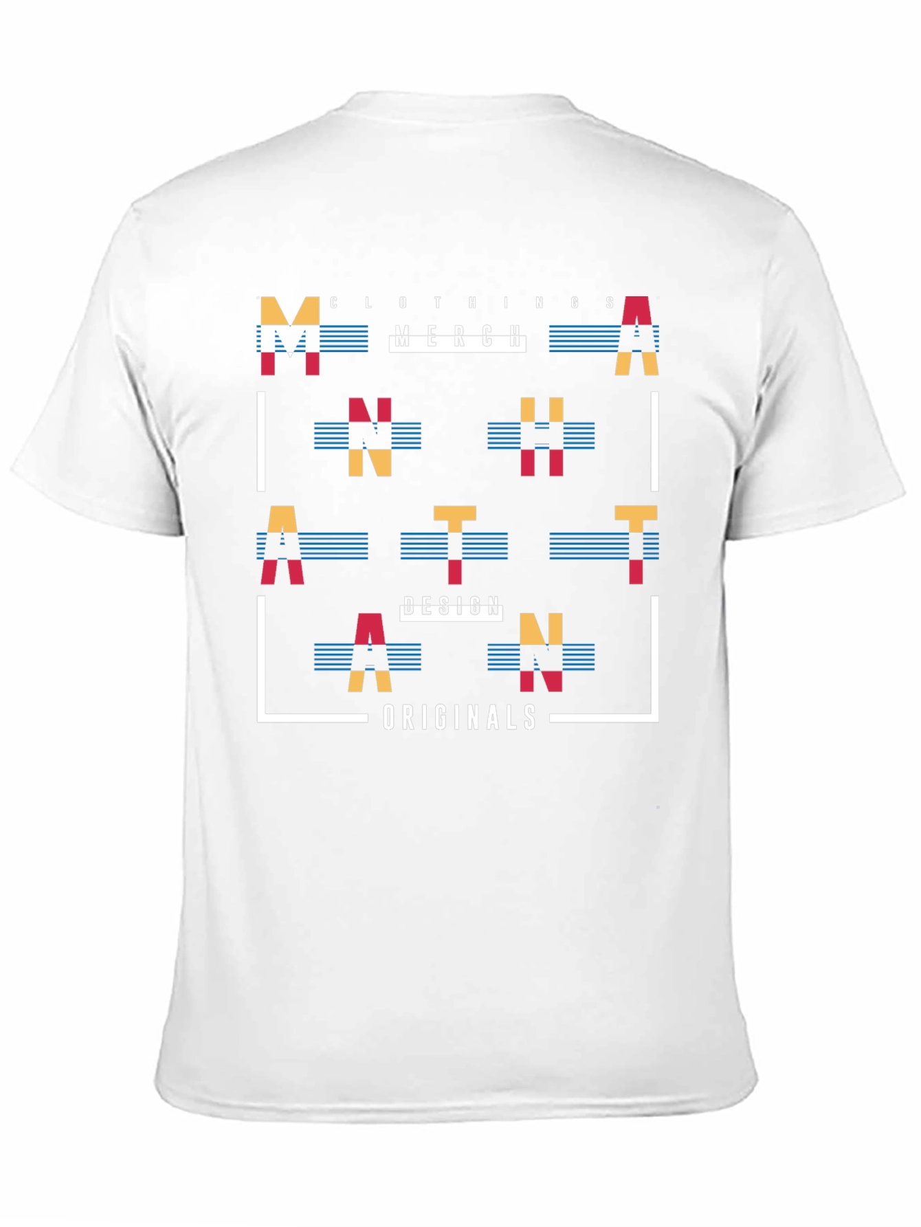 Abstract Graphic Print Mens Black T-Shirt
