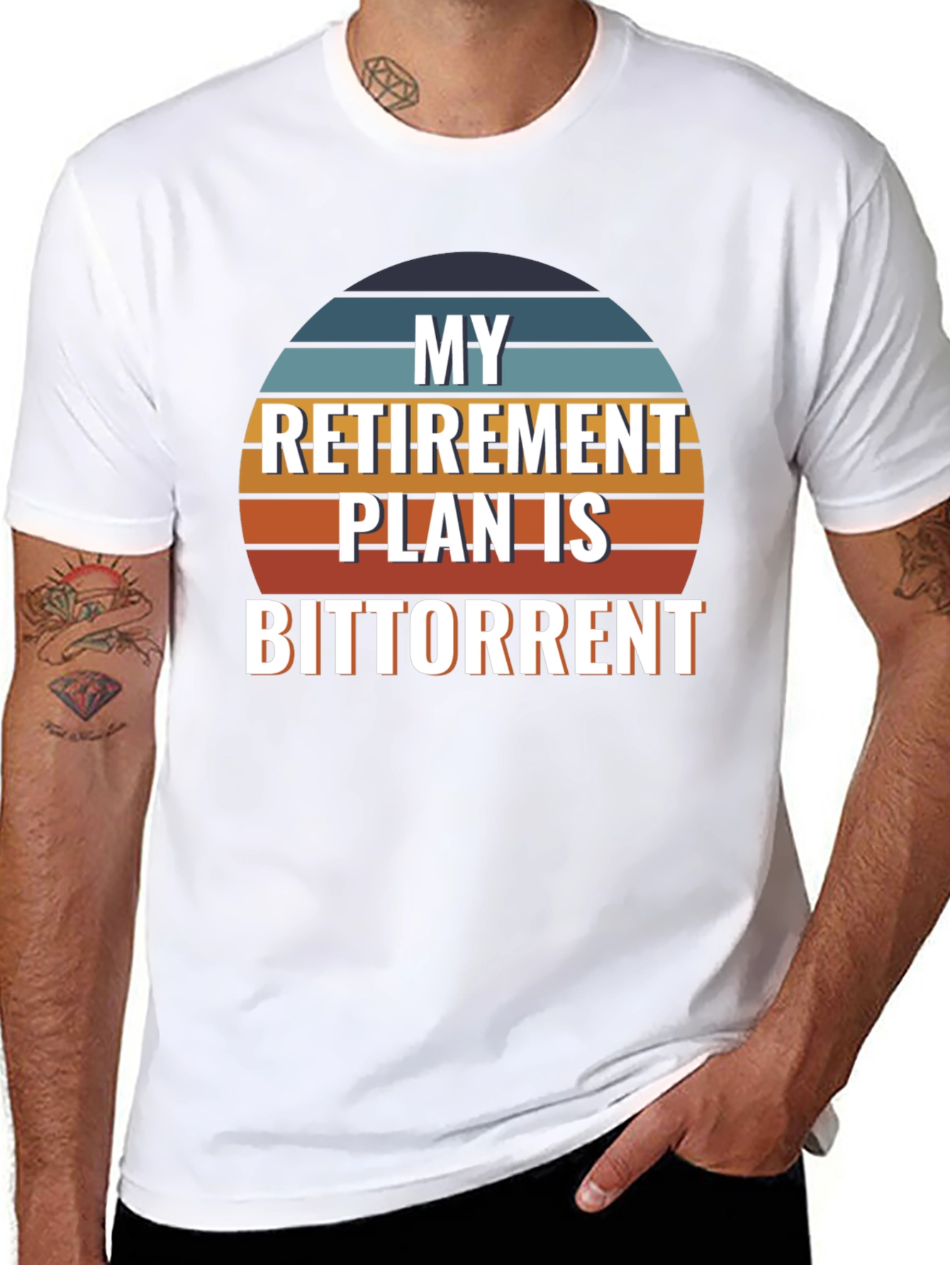 My Retirement Plan is Bittorrent Graphic T-Shirt