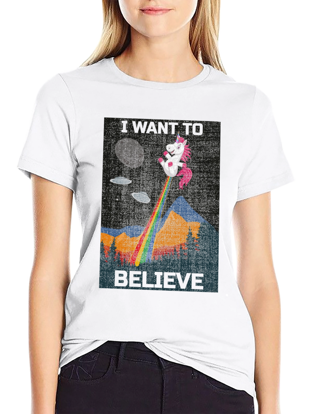 Believe Unicorn Graphic Tee