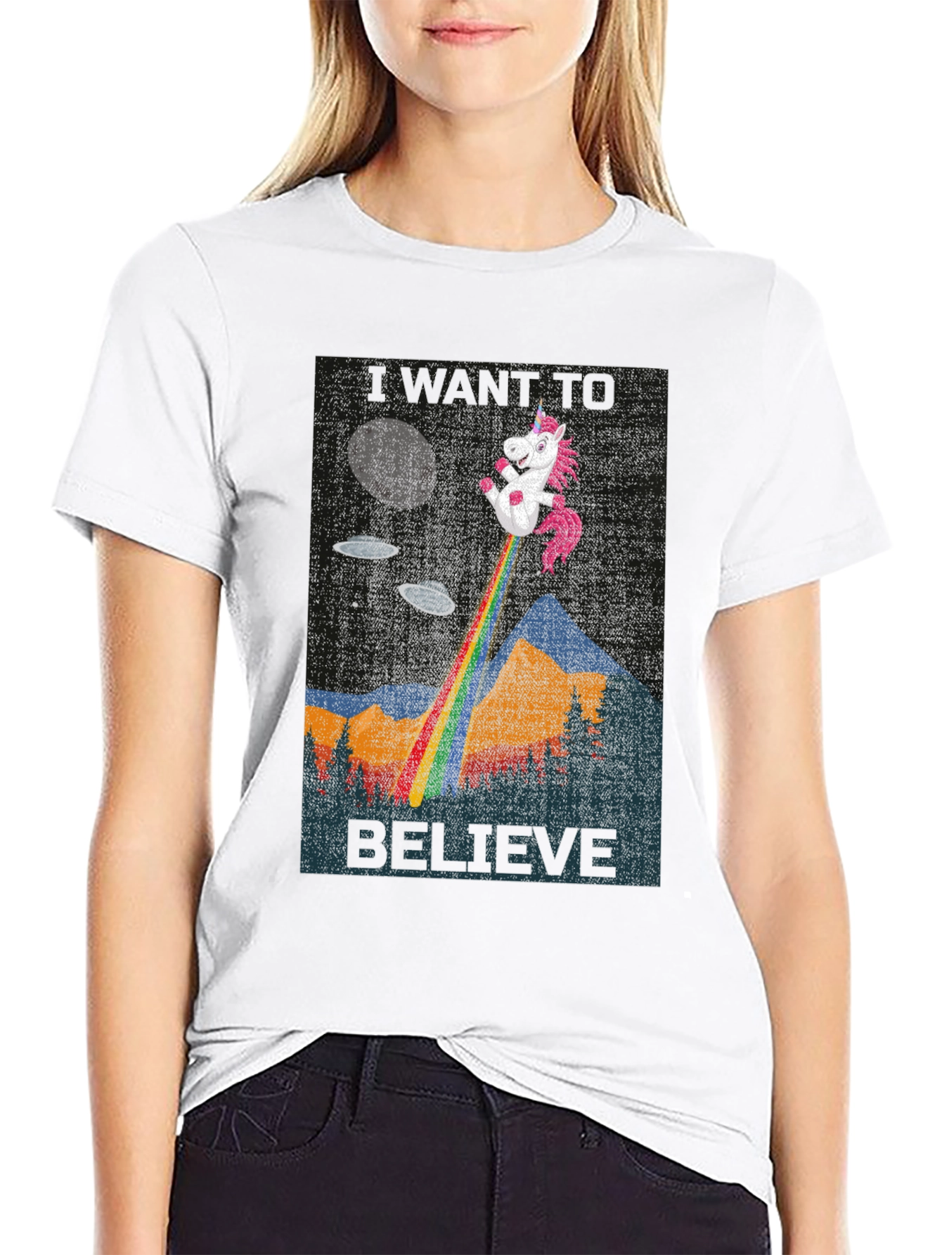 Believe Unicorn Graphic Tee