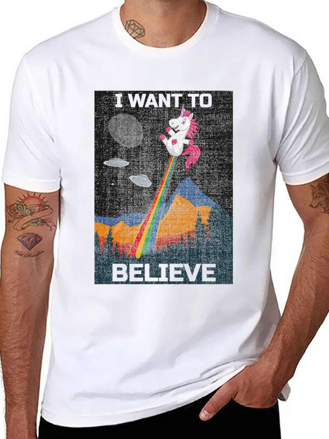 Believe Unicorn Graphic Tee