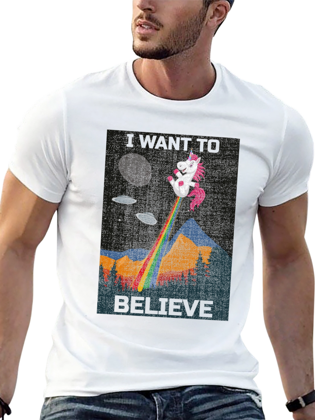 Believe Unicorn Graphic Tee