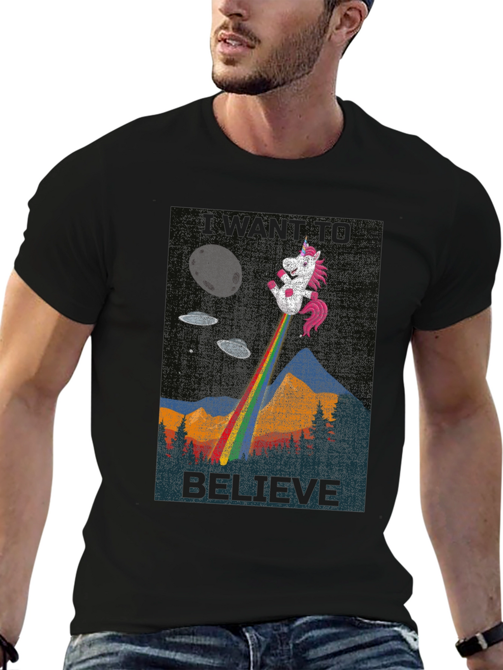 Believe Unicorn Graphic Tee