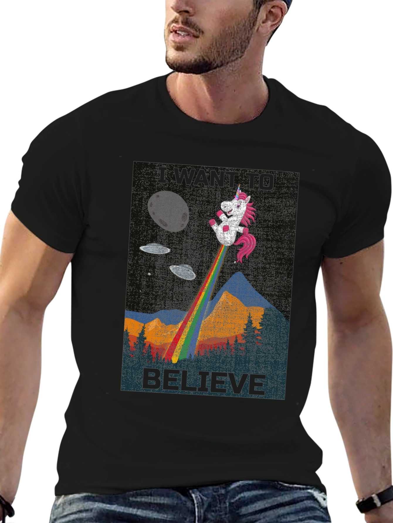 Believe Unicorn Graphic Tee