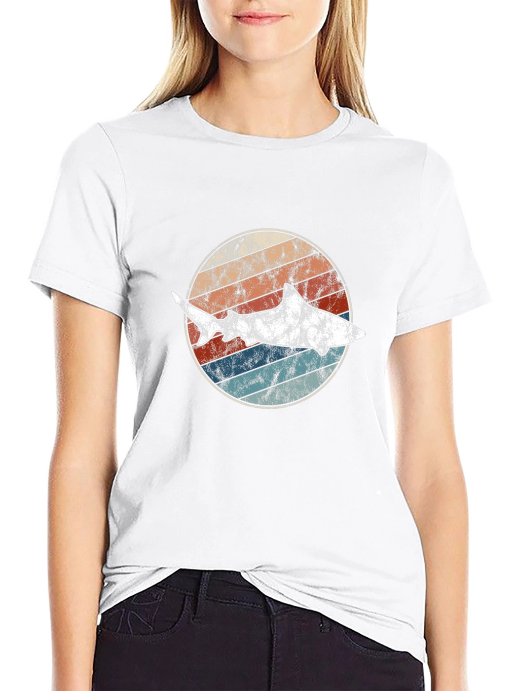 Retro Shark Graphic Tee
