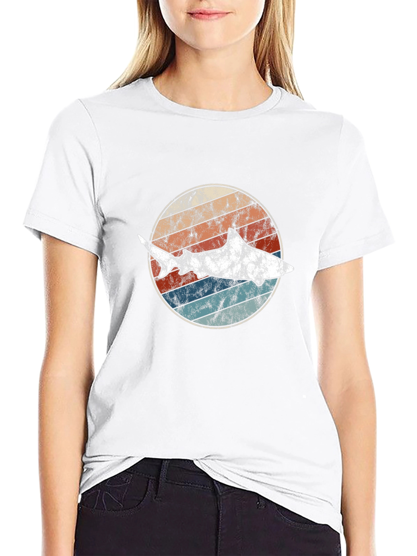 Retro Shark Graphic Tee
