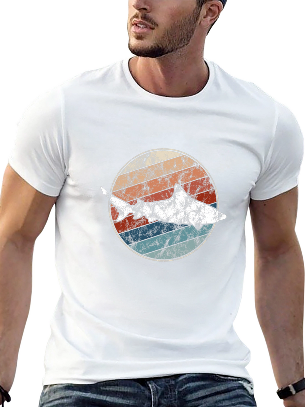 Retro Shark Graphic Tee