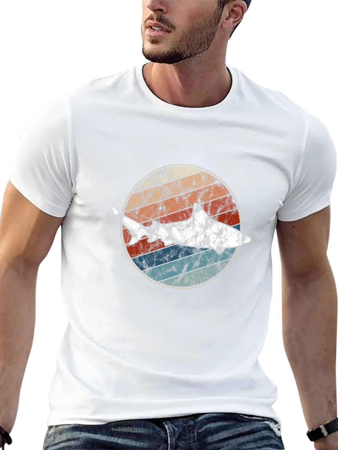 Retro Shark Graphic Tee