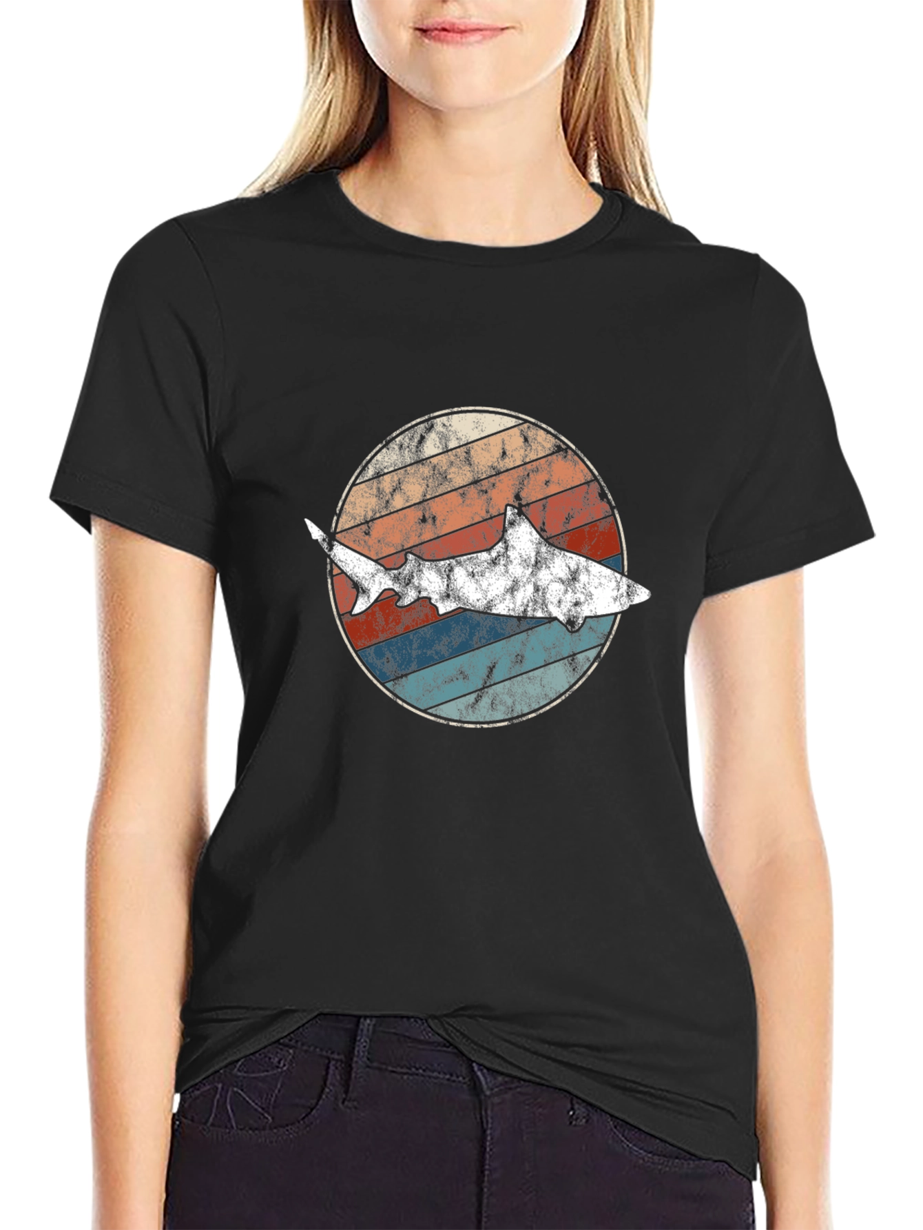 Retro Shark Graphic Tee