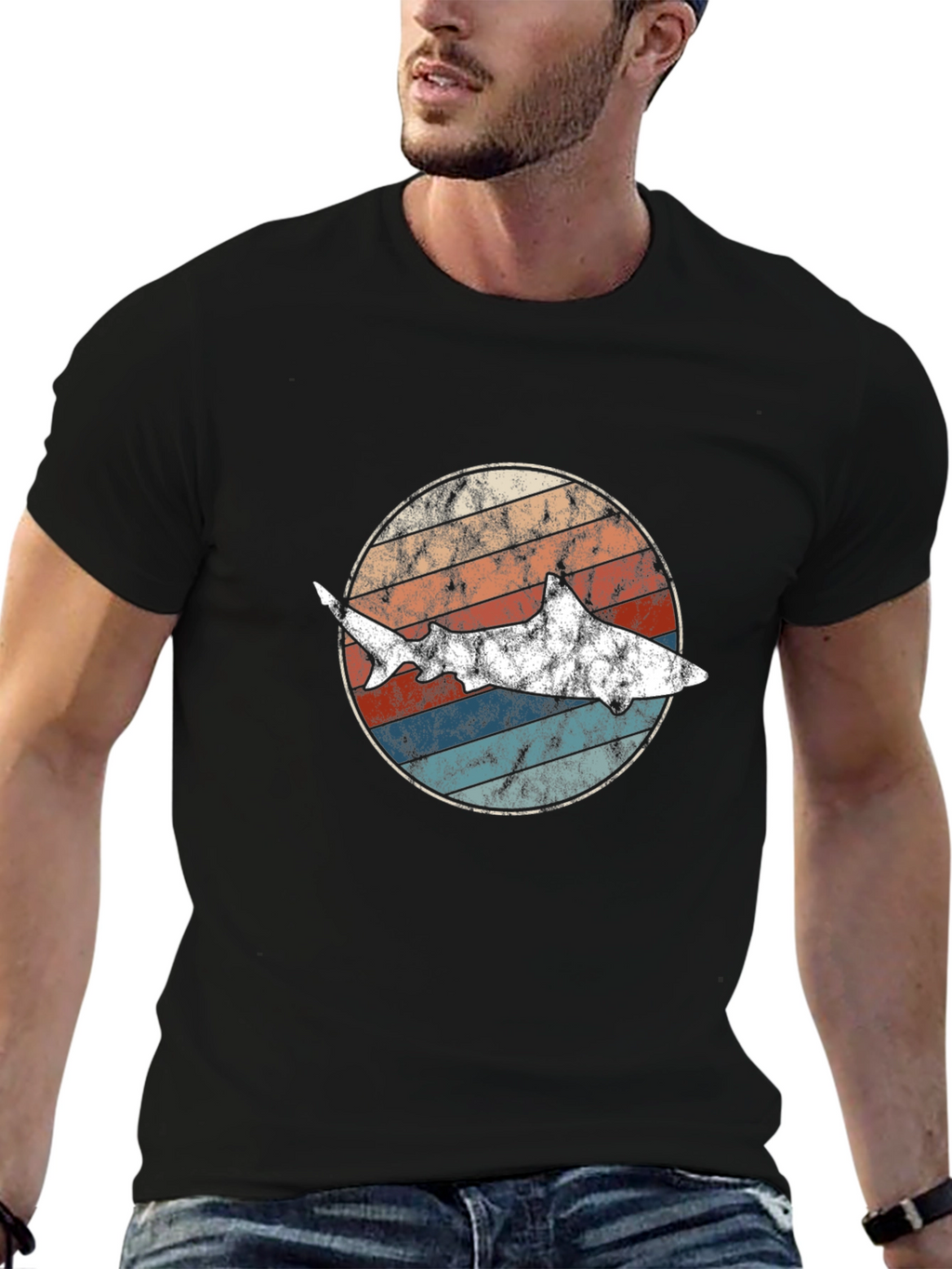 Retro Shark Graphic Tee