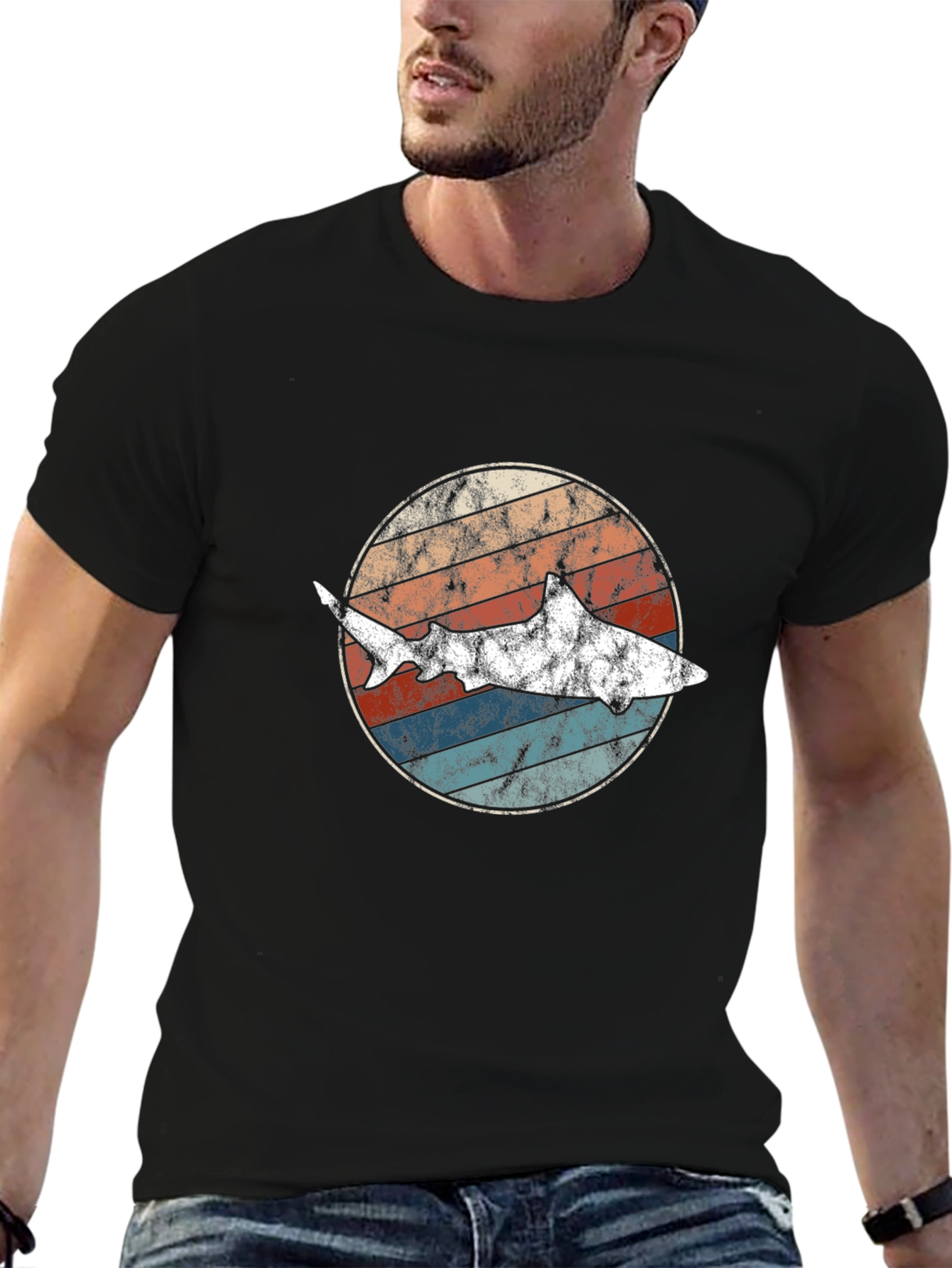 Retro Shark Graphic Tee