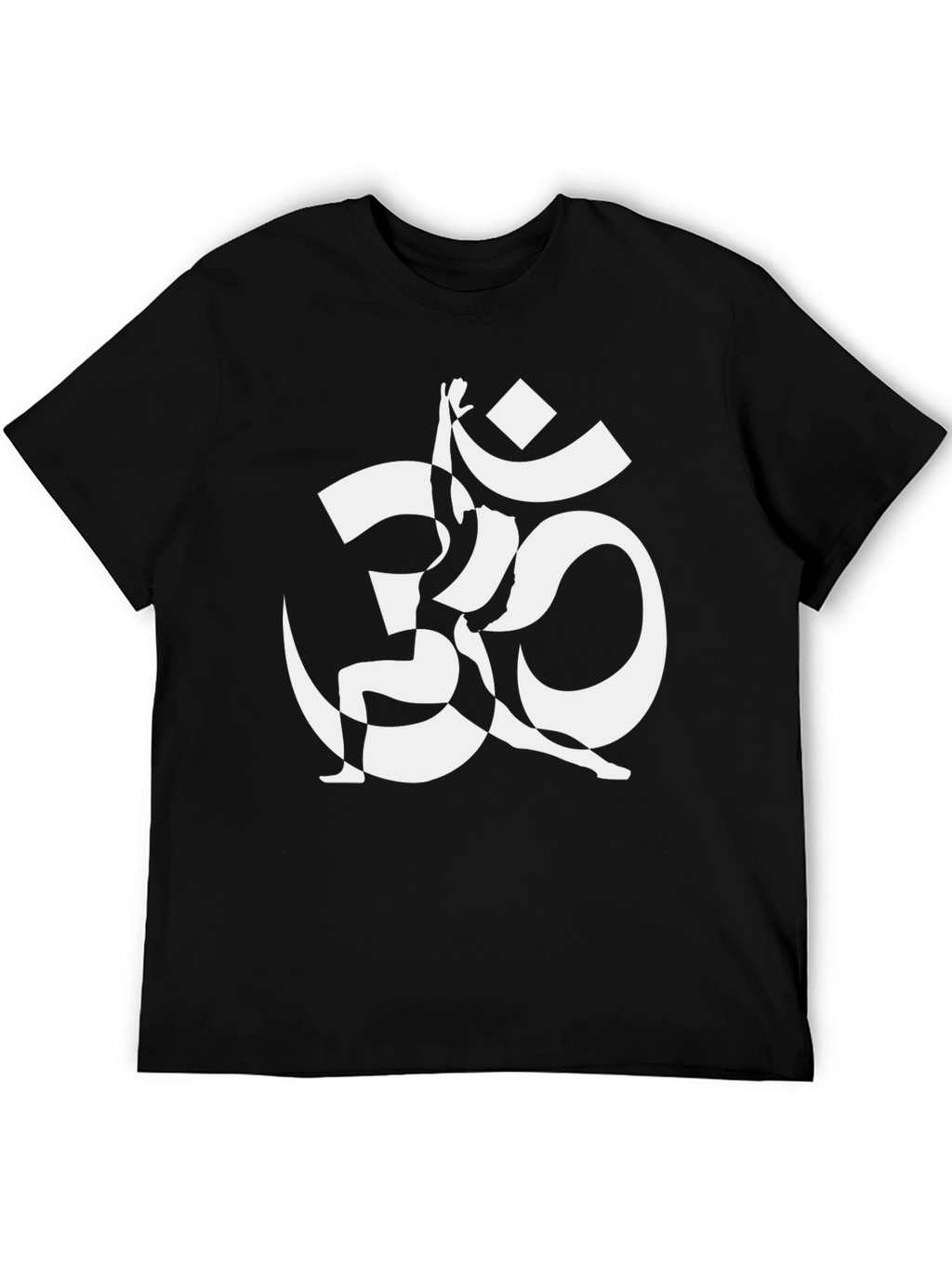 Yoga Om Symbol Graphic Tee - Black