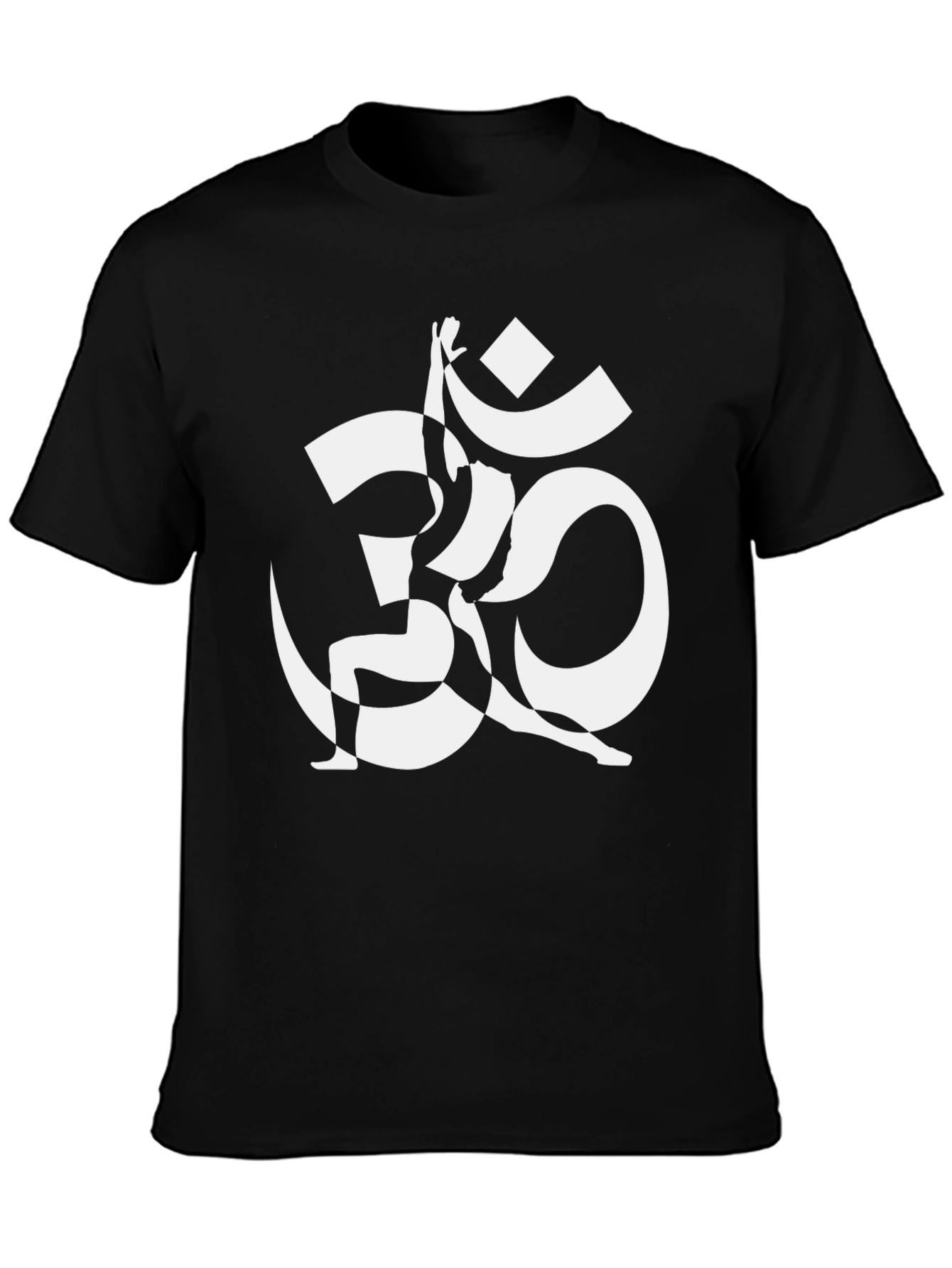 Yoga Om Symbol Graphic Tee - Black