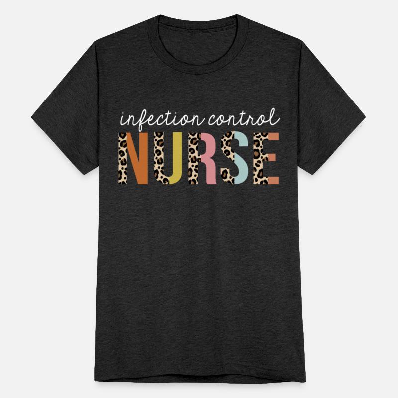 Infection-Control Nurse Colorful Leopard Print