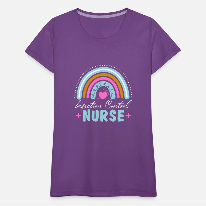 Infection Control Nurse Rainbow Style For
