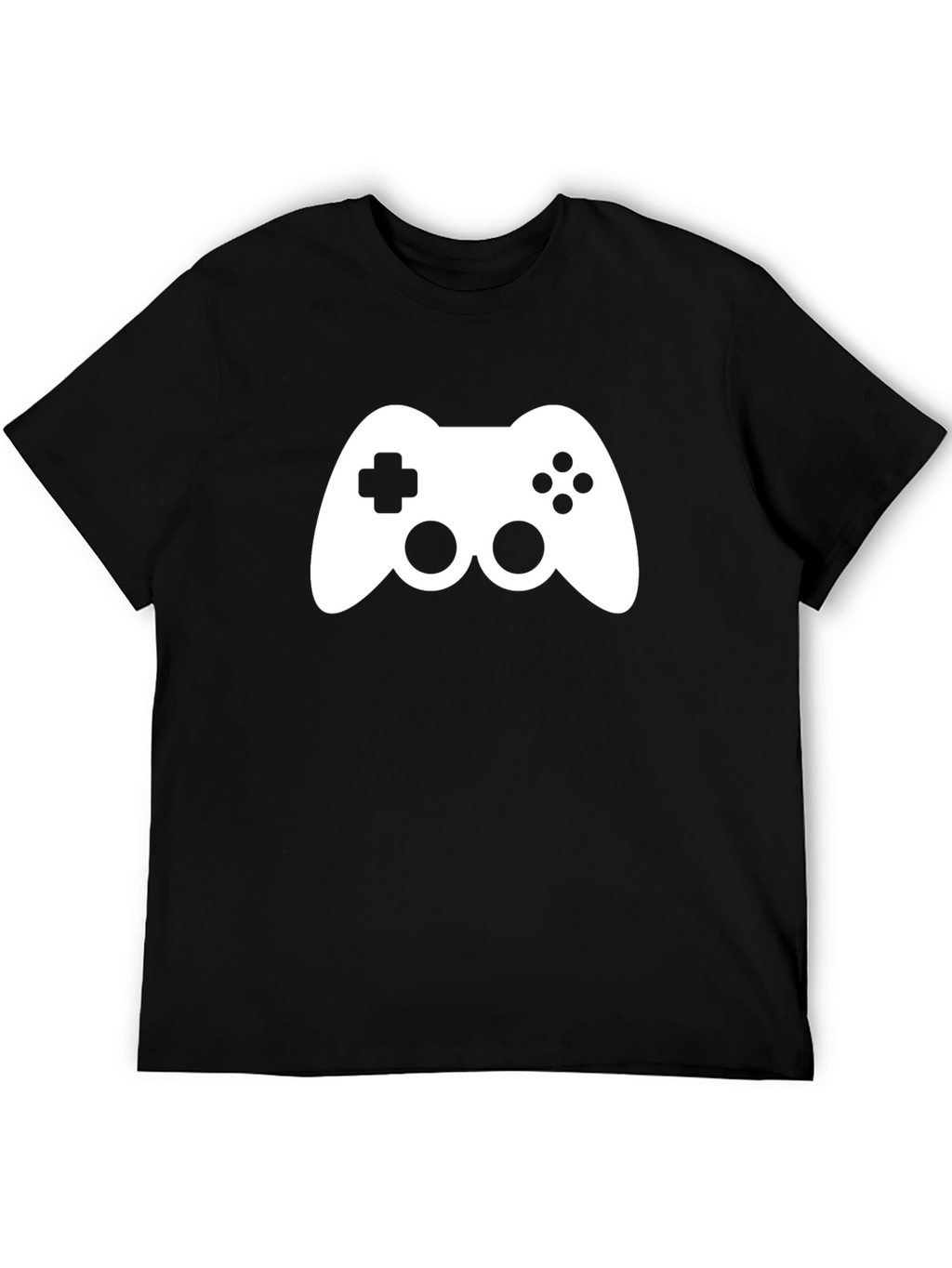 Gamer T-Shirt - Black Cotton Controller Design