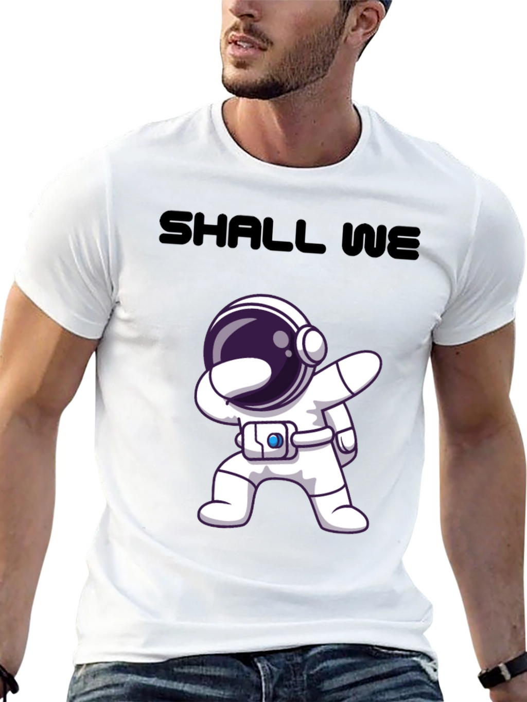 Astronaut Dab T-Shirt - Shall We Graphic Tee