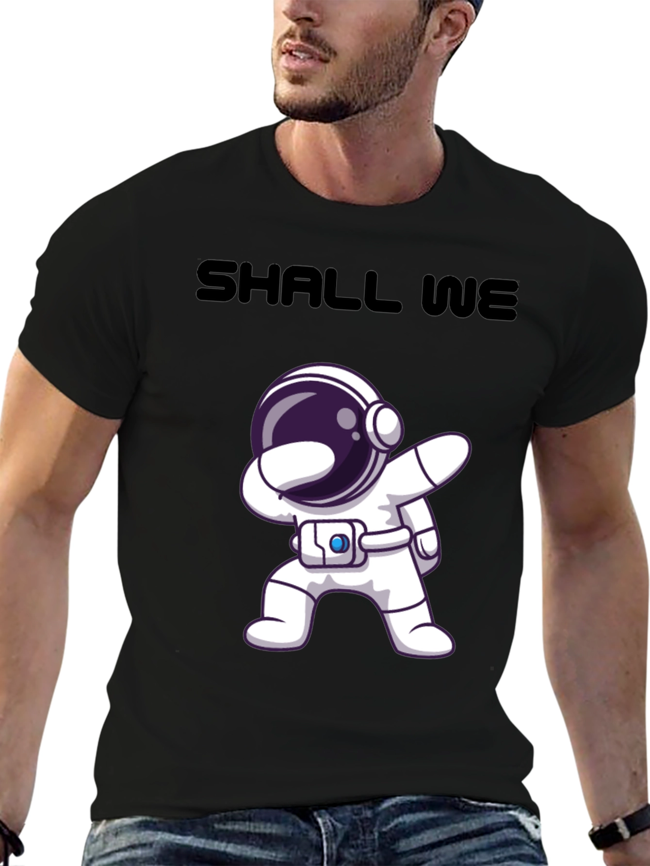 Astronaut Dab T-Shirt - Shall We Graphic Tee