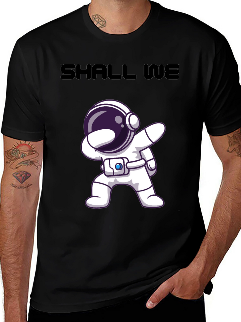 Astronaut Dab T-Shirt - Shall We Graphic Tee