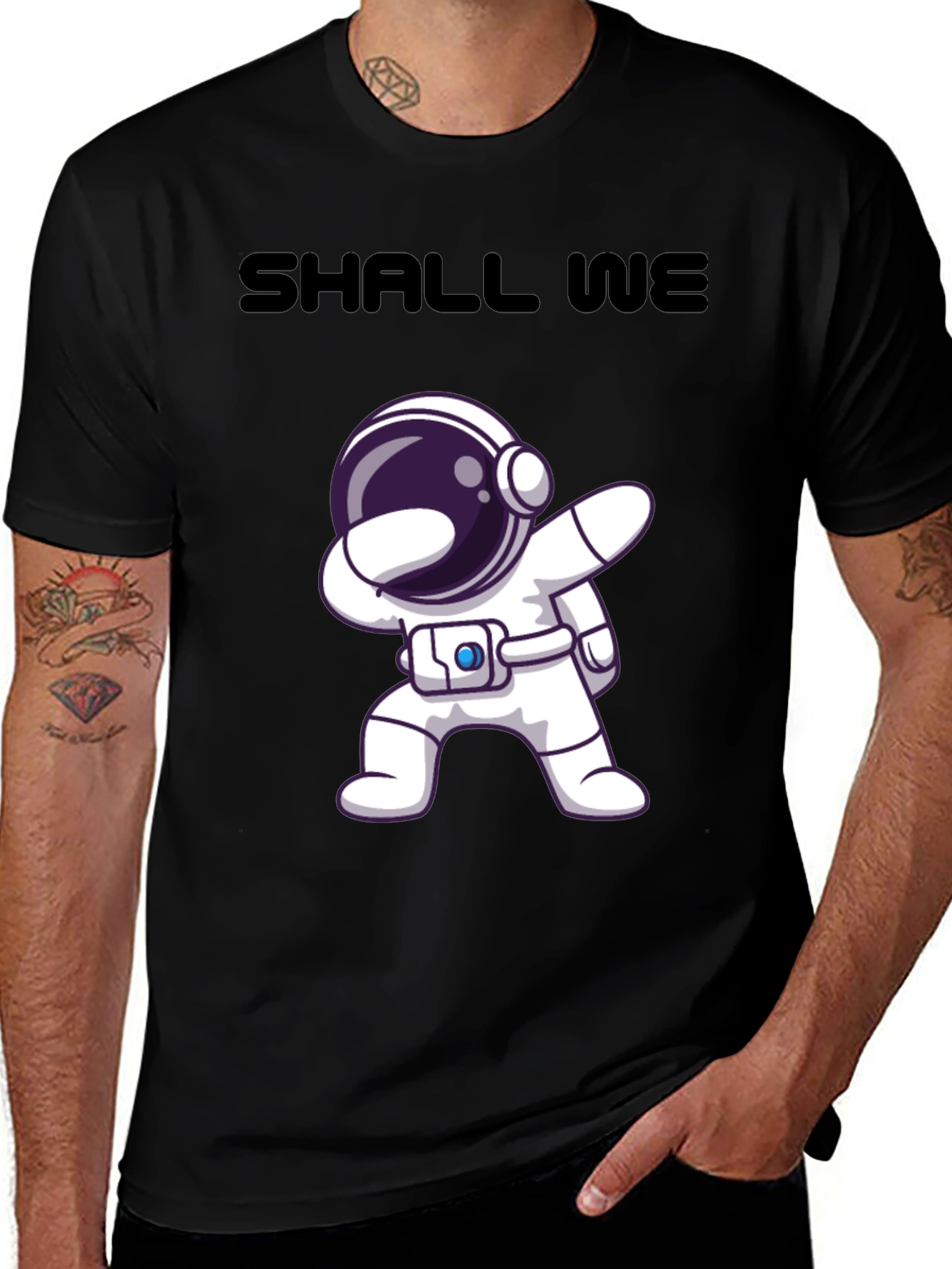 Astronaut Dab T-Shirt - Shall We Graphic Tee